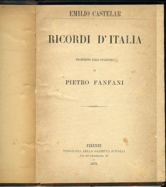 RICORDI D'ITALIA