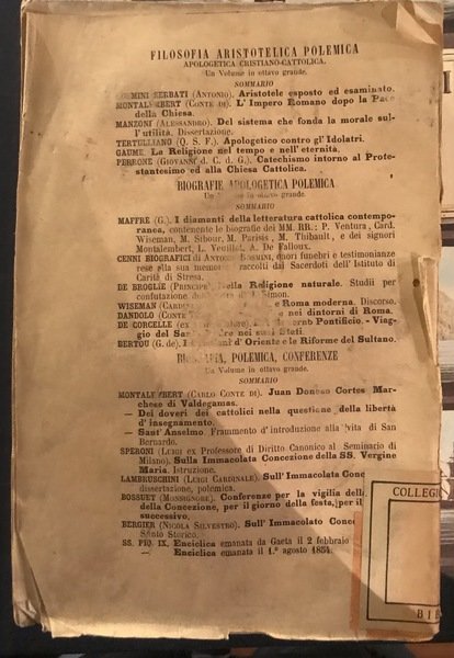 Storia di Papa Innocenzo III e de' suoi contemporanei