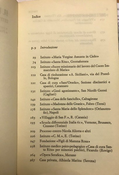 Il Paese dei celestini, Istituti di Assistenza sotto processo