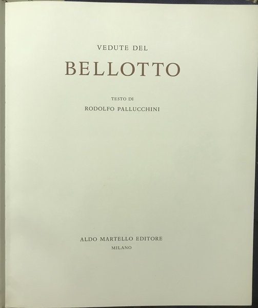 Vedute del Bellotto