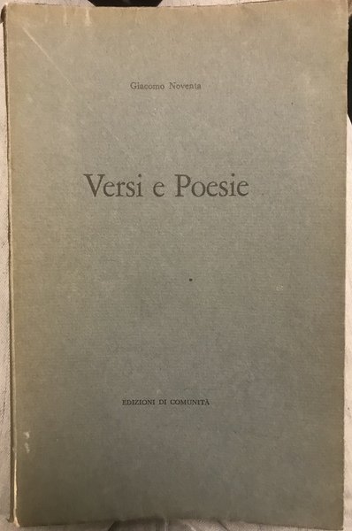 Versi e Poesie