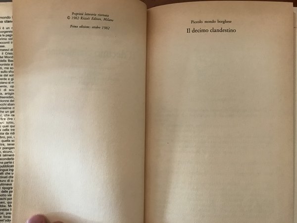 Lo spumarino pallido - Il decimo clandestino