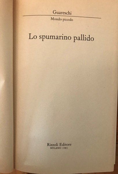 Lo spumarino pallido - Il decimo clandestino
