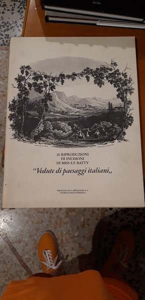 26 riproduzioni di incisioni di Miss E.F.Batty "Vedute di paesaggi …