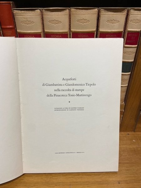 Acqueforti di Giambattista e Giandomenico tiepolo nella raccolta di stampe …