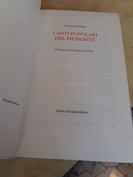 Canti popolari del Piemonte