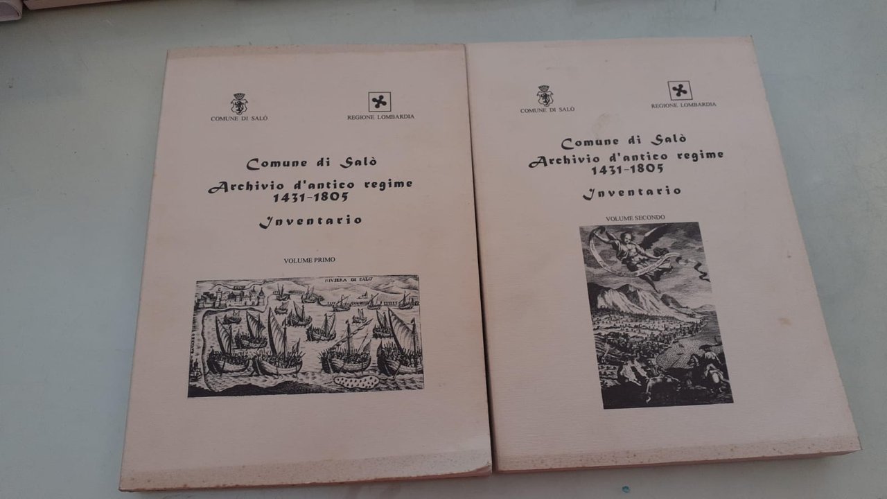 Comune di Salò. Archivio d'antico regime 1431-1805 Inventario. Due volumi | Immagine principale