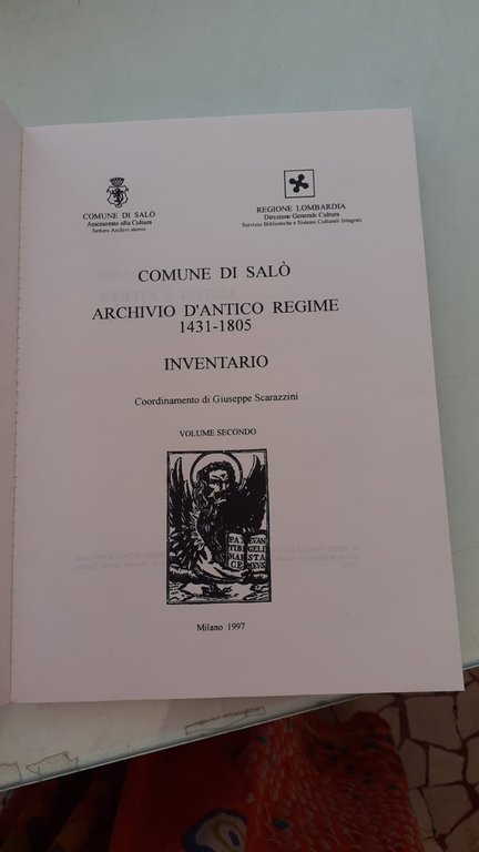 Comune di Salò. Archivio d'antico regime 1431-1805 Inventario. Due volumi | Immagine Gallery 6