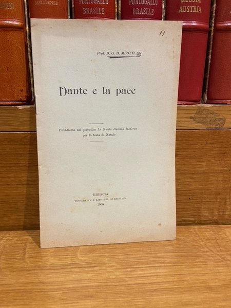 dante e la pace