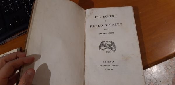 Dei doveri e dello spirito degli ecclesiastici