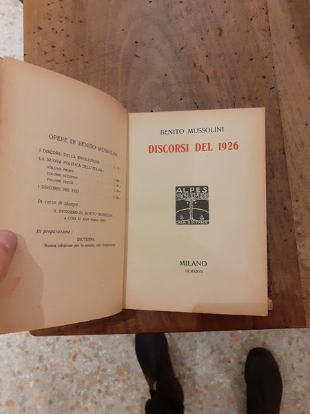 Discorsi del 1926