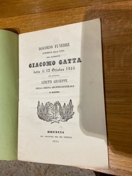 discorso funebre intorno alla vita del sacerdote giacomo gatta