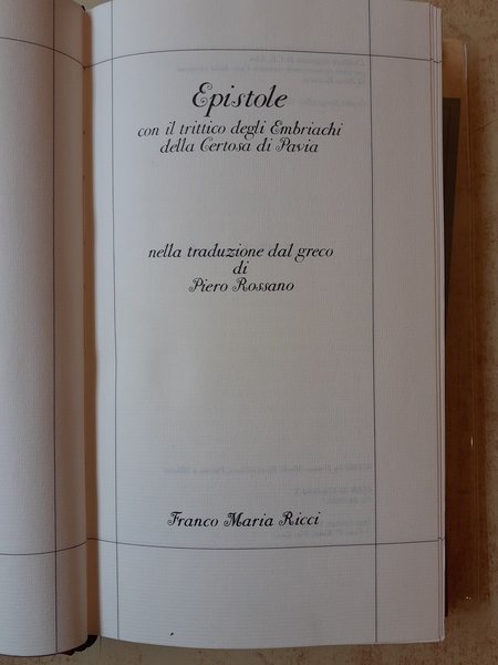 Epistole con il trittico degli Embriachi della Certosa di Pavia