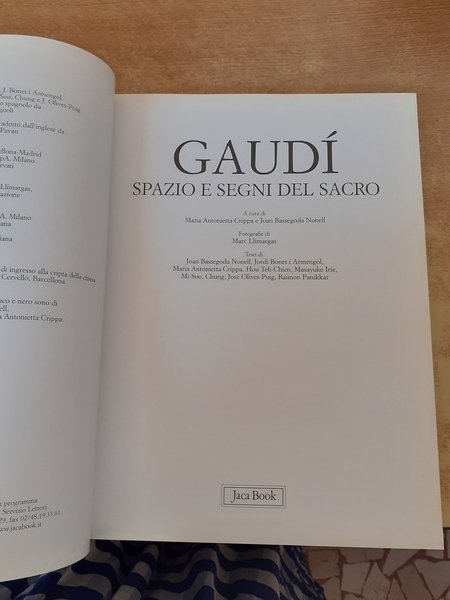 Gaudì. Spazio e segni del sacro