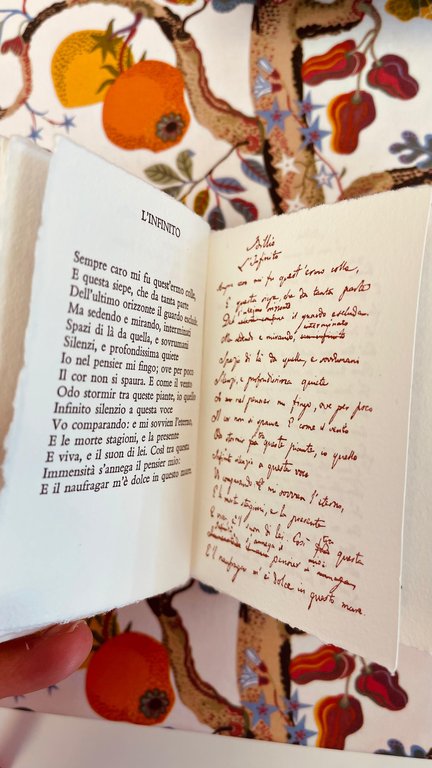 Giacomo Leopardi CANTI - con un' acquaforte originale di Walter …