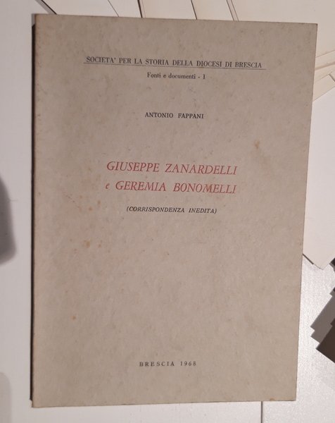 Giuseppe Zanardelli e Geremia Bonomelli