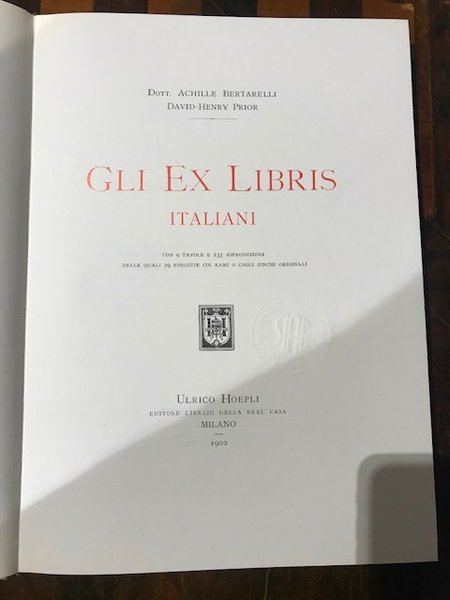 gli ex Libris Italiani