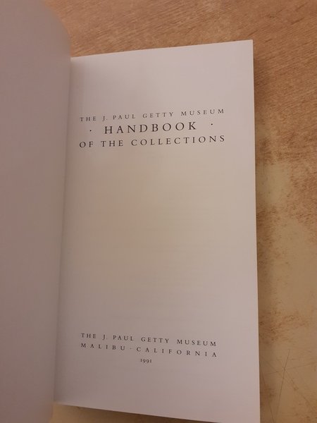 Handbook of the collections