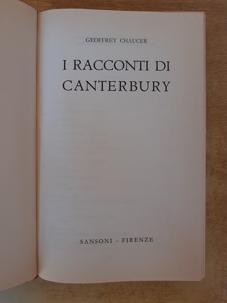 I racconti di Canterbury