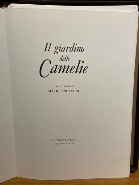 Il giardino dele camelie