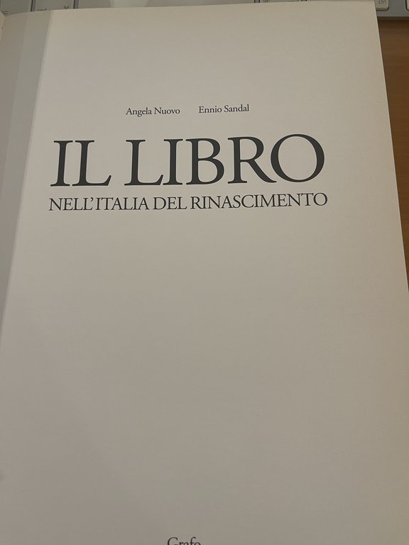 Il libro nel Italia del Rinascimento