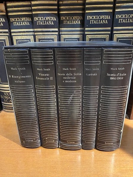 Il Risorgimento italiano (vol.1), Vittorio Emanuele II (vol.2), Garibaldi (vol.3), …
