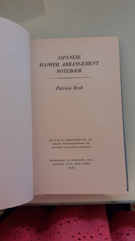Japanese flower arrangement notebook | Immagine Gallery 3