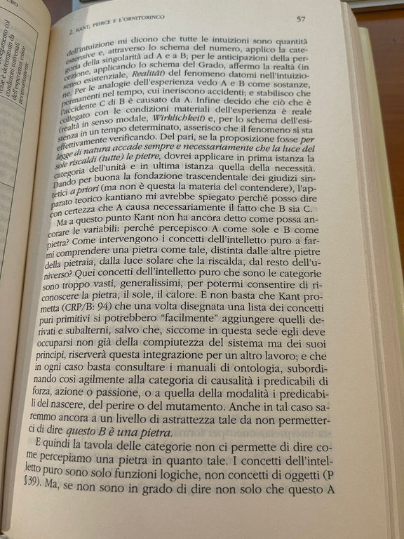 Kant e l'ornitorinco