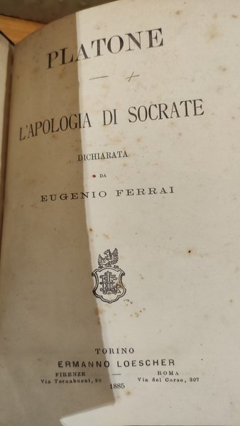 L'apologia di Socrate