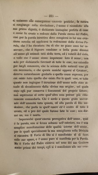 L'uomo e la sua educazione