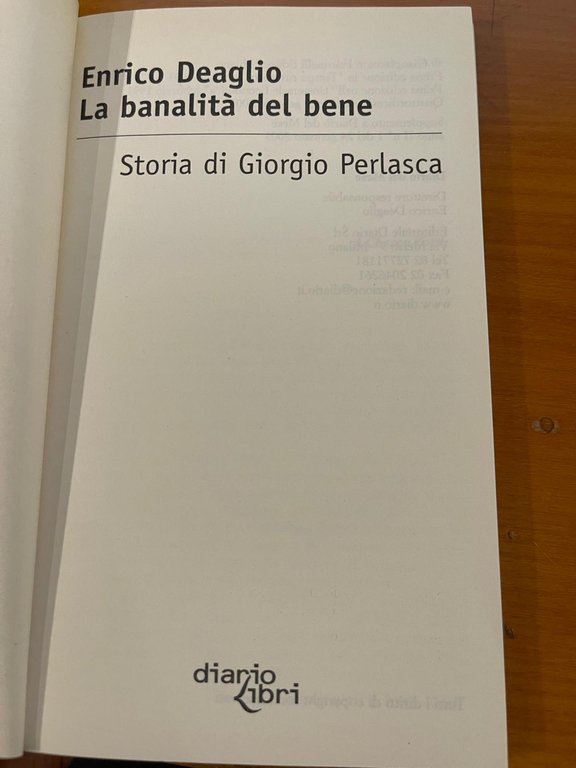 La banalità del bene