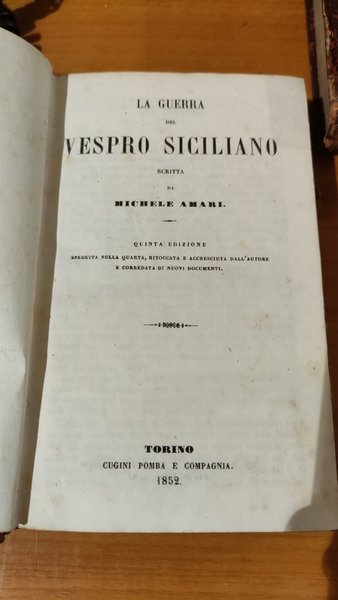 La guerra del vespro siciliano.