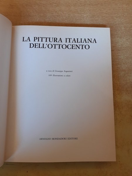 La pittura italiana dell'ottocento