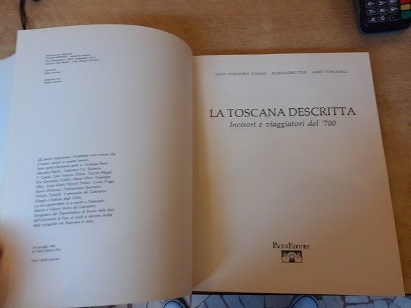 La Toscana descritta. Incisori e viaggiatori del '700