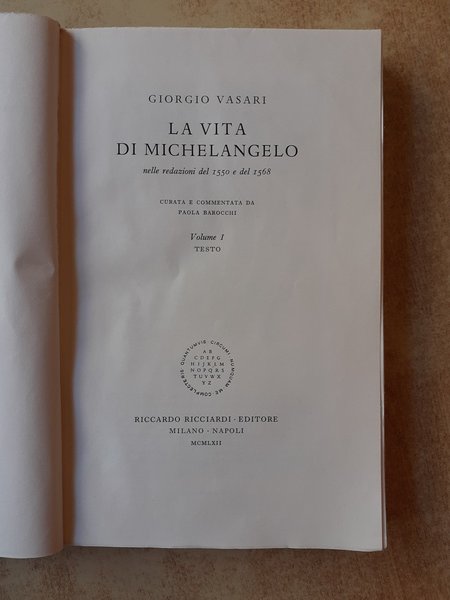 La vita di Michelangelo