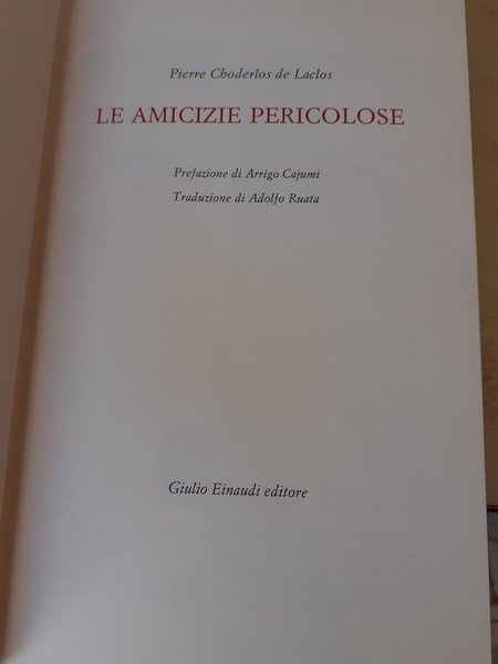 Le amicizie pericolose