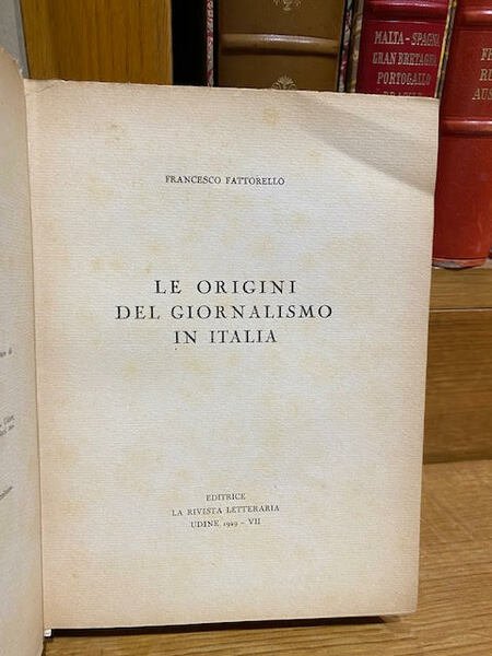 Le origini del giornalismo in Italia