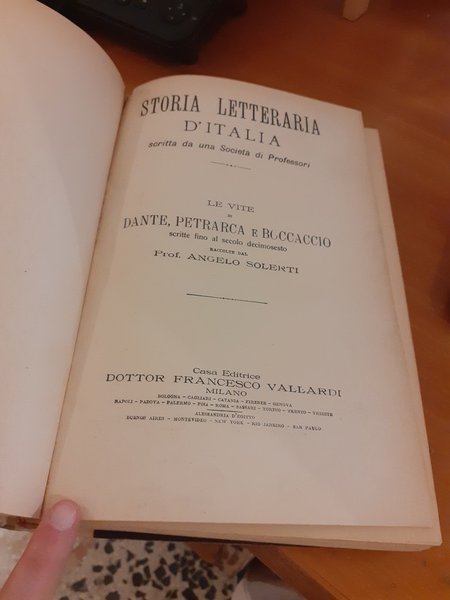 Le vite di Dante, Petrarca e Boccaccio scritte fino al …