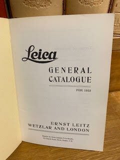 Leica - General catalogue 1955/1958