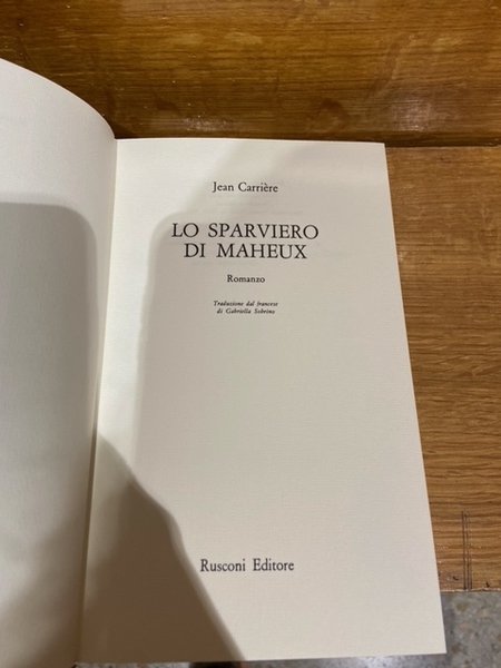 Lo Sparviero di Maheux