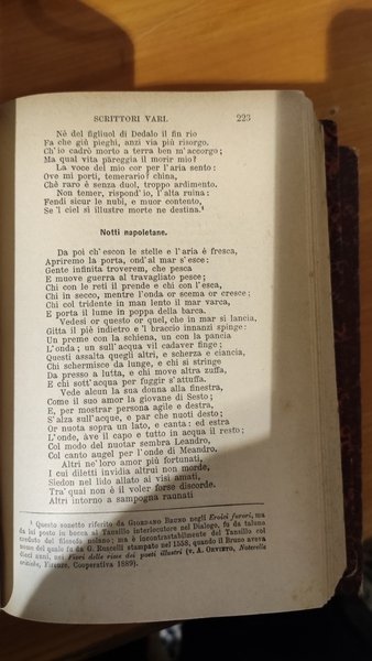 Manuale della letteratura italiana