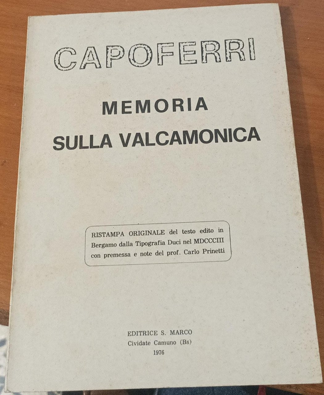 Memoria sulla Valcamonica | Immagine principale