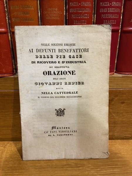 nelle solenni esequie ai defunti benefattori delle pie case di …