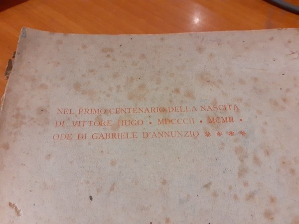 Ode di Gabriele D'Annunzio