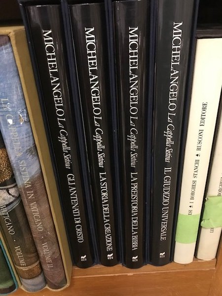 opera completa (la cappella sistina di Michelangelo) 4 volumi