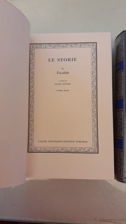 Opera "Le storie" di Tucidide in 2 volumi | Immagine Gallery 2