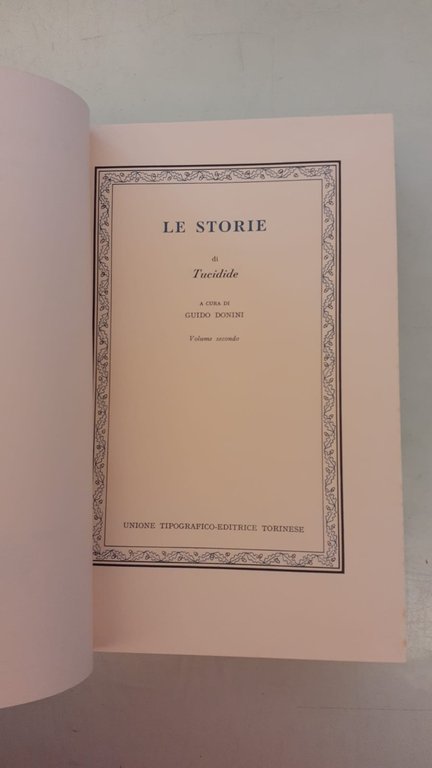 Opera "Le storie" di Tucidide in 2 volumi | Immagine Gallery 3