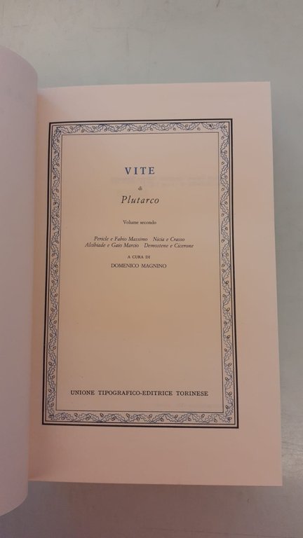 Opera "Vite" di Plutarco. 2 volumi (su sei) | Immagine Gallery 10