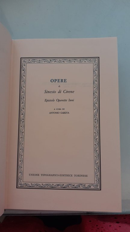 Opere di Sinesio | Immagine Gallery 2