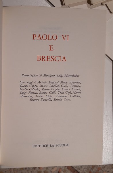 Paolo VI e Brescia